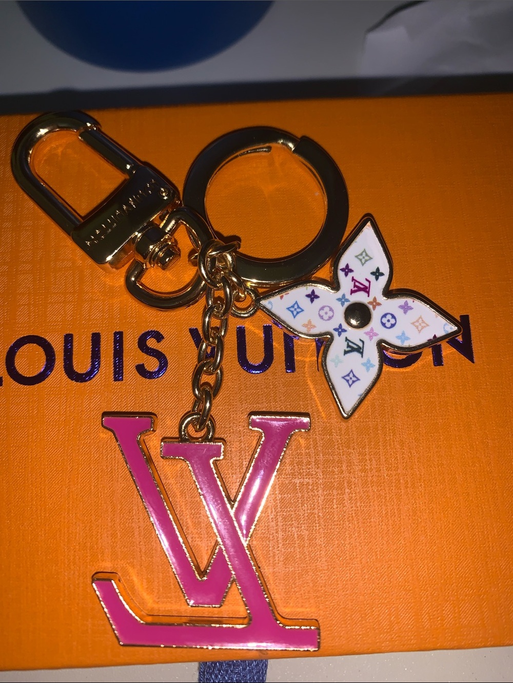 Monogram fashion inspired purse/bag charm keychain - Picture 4 of 6